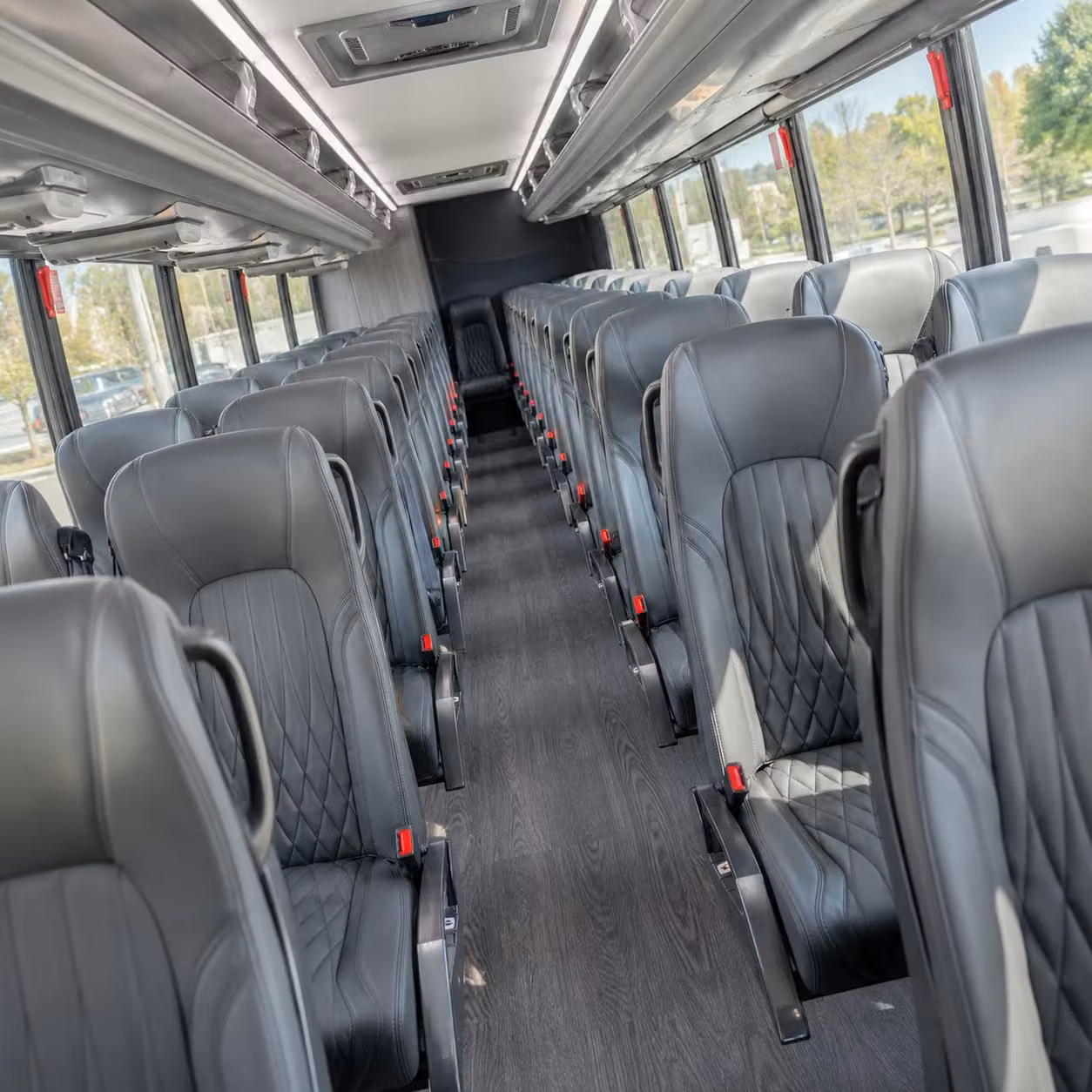 28 passenger minibus interior