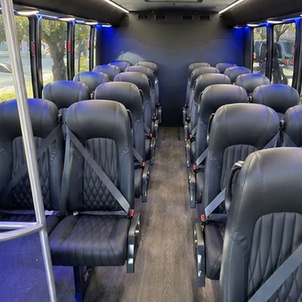 lewisville 25 passenger minibus rental